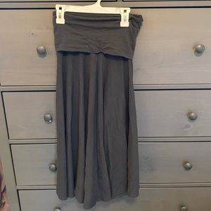 J.crew maxi skirt or tub top dress!